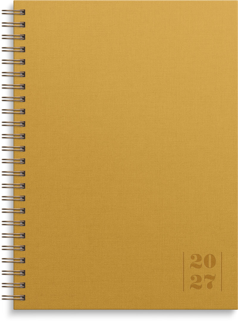 Kalender 2027 Senator A5 Textile senapsgul