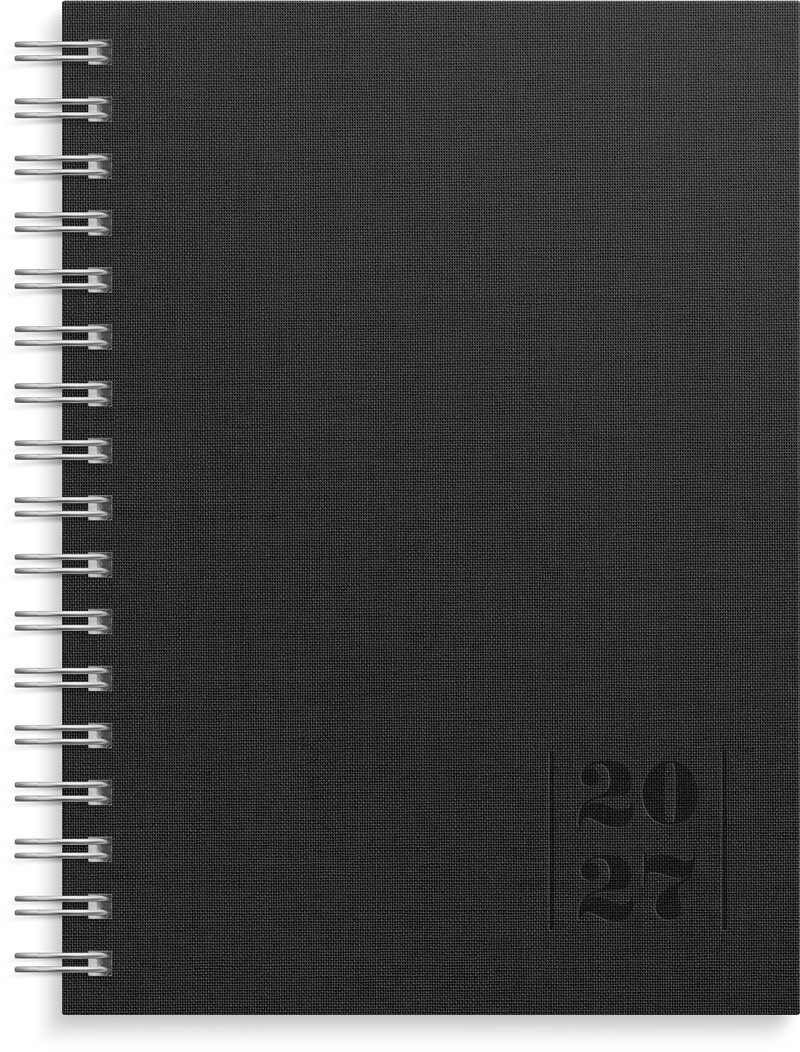 Kalender 2027 Senator A6 Textile svart