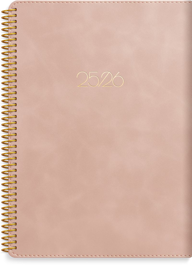 Kalender 25/26 Study A5 Twist rosa