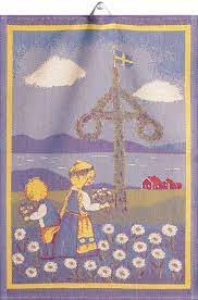 Kökshandduk 35 x 50 cm Svensk sommar