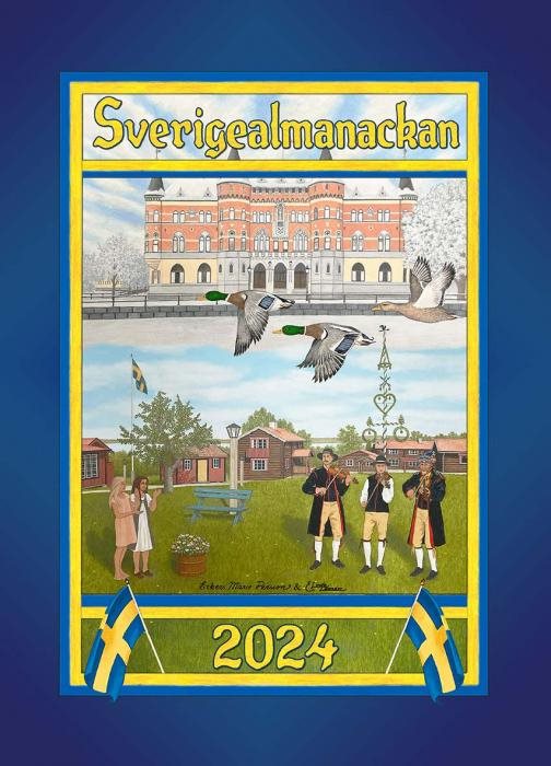 Sverigealmanackan 2024 A4 Vägg 21 x 30 cm