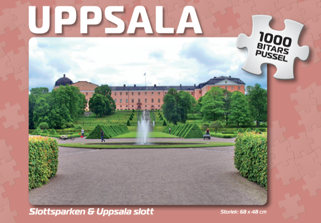 Pussel 1000 bitar - Slottsparken och Uppsala slott