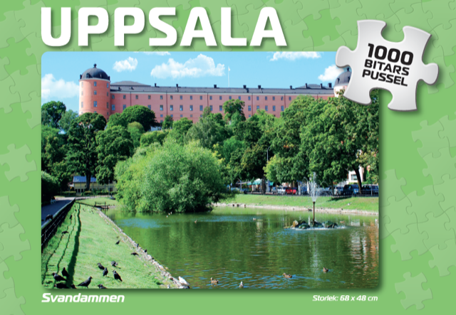 Pussel 1000 bitar - Uppsala, Svandammen
