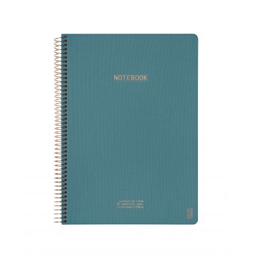 KOZO Anteckningsbok A4 Premium Steel Blue