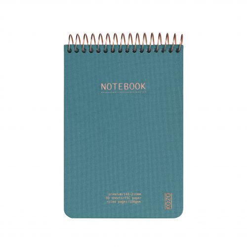 KOZO Anteckningsbok A6 Premium Steel Blue