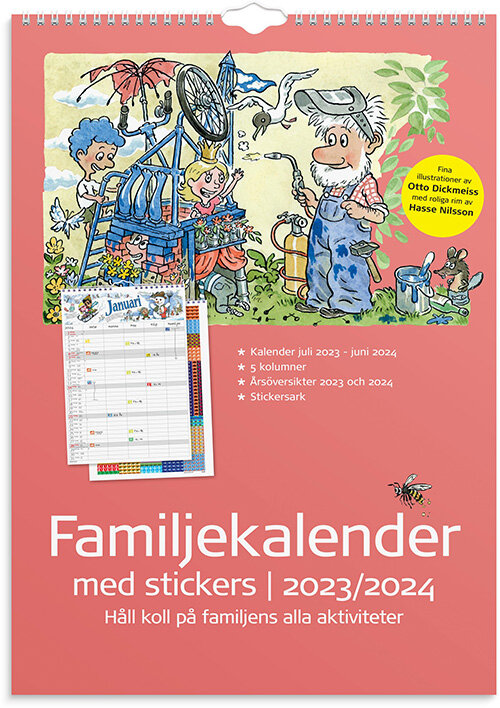 Familjekalender 23/24 Stickers