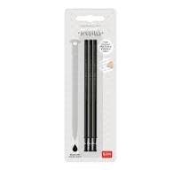 Refills för "Erasable gel pen" Svart, 3-pack