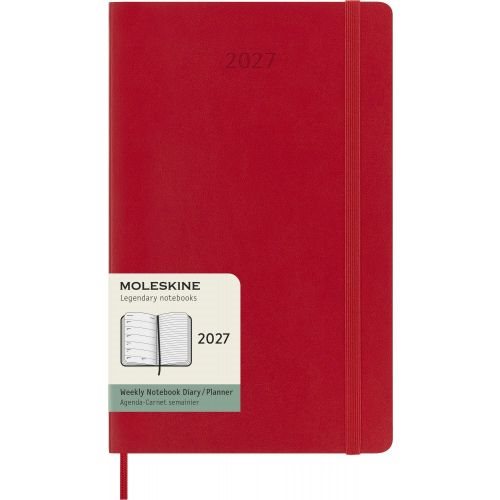 Classic Soft 12M Week Note Large Röd 2027