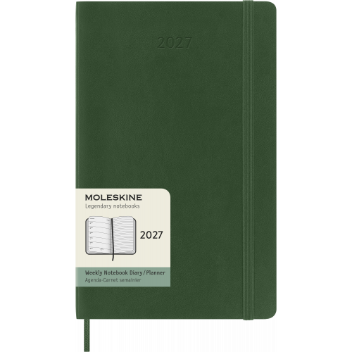 Classic Soft 12M Week Note Large Myrtle Green 2027