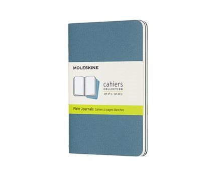 "Cahier Journals" Plain Pocket Brisk Blue