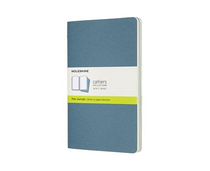"Cahier Journals" Plain Large Brisk Blue