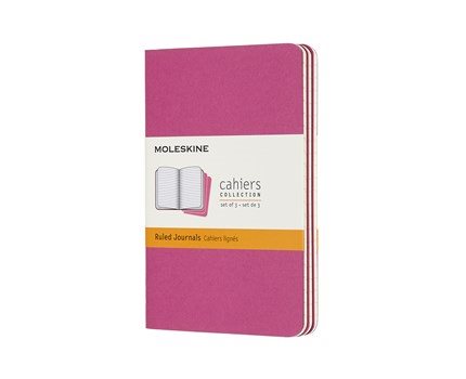 "Cahier Journals" Ruled Pocket Pink