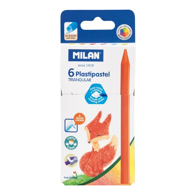 Milan Plastipastel 6-etui