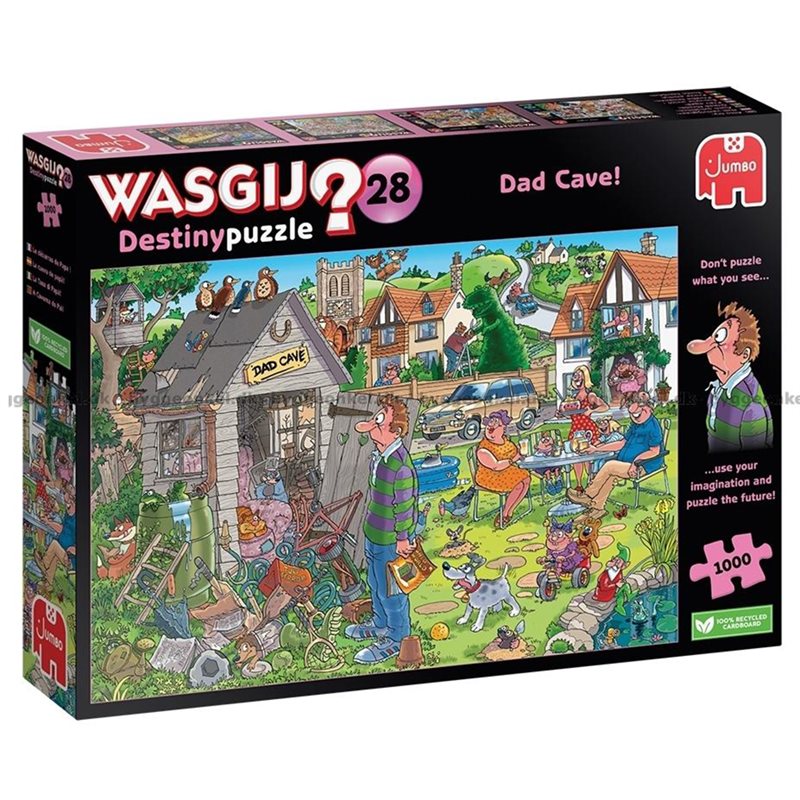 Pussel 1000 bitar - Wasgij Destiny 28 Dad Cave!