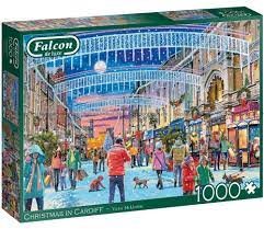 Pussel 1000 bitar Christmas in Cardiff