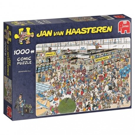 Jan van Haasteren Departure Hall, pussel 1000 bitar