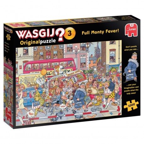 Wasgij Original #3 Full Monty Fever! Pussel 1000 bitar