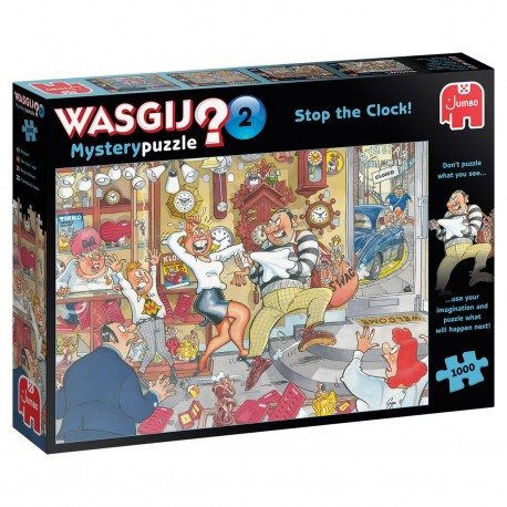 Wasgij Mistery #2 Stop the Clock! Pussel 1000 bitar