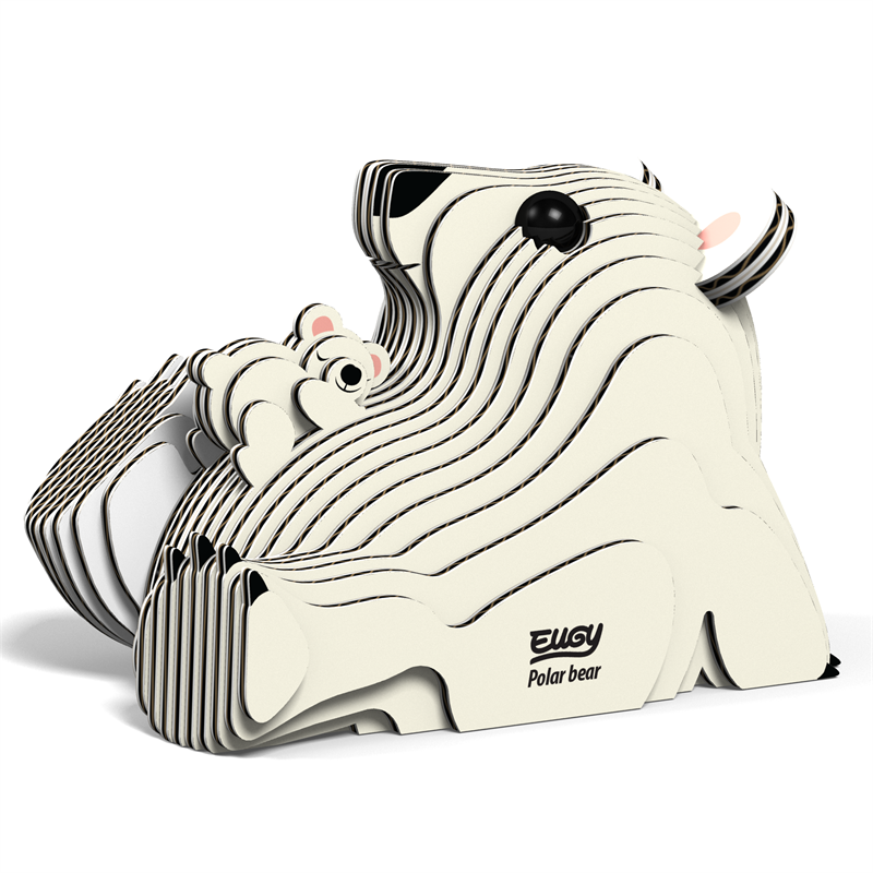 3D Carboard Model Kit - Polar Bear