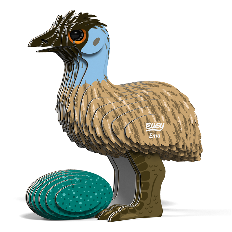 3D Carboard Model Kit - Emu