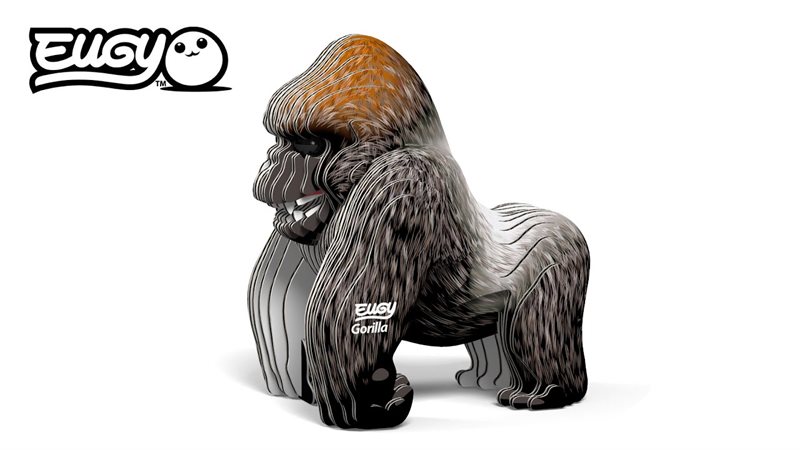 3D Carboard Model Kit - Gorilla