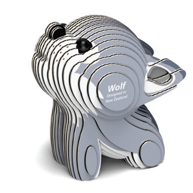 3D Carboard Model Kit - Wolf