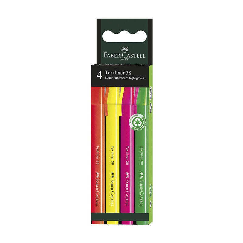 Textliner 38 4 p Smalare pennkrop
