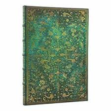 Notebook Grande Unlined, Emerald Flower - Nature