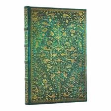 Notebook Mini Unlined, Emerald Flower - Nature