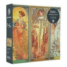 Pussel 1000 bitar "The Seasons" Mucha Collection"
