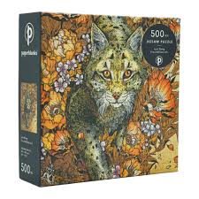 Pussel 500 bitar Lynx Rising by Erica Williams Art