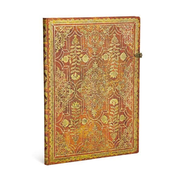 Notebook Grande Blank, Fall Filigree/Persimmon