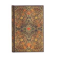 Notebook Mini Blank Fire Flowers