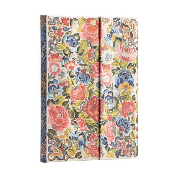 Notebook Midi Blank, "Pear Garden,Peking Opera Embroidery"