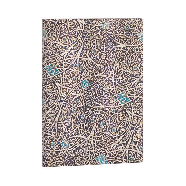 Notebook Midi soft cover Blank "Granada Turquoise - Moorish Mosaic"