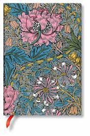 Notebook Midi Blank "Morris Pink Honeysuckle"