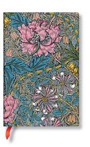 Notebook Mini Blank "Morris Pink Honeysuckle"