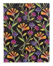 Notebook Midi Blank "Wild Flowers - Playful Creations"
