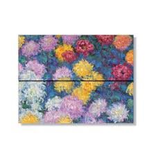 Document Folder "Monets Chrysanthemums"