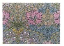 Document Folder - William Morris Honeysuckle Pink