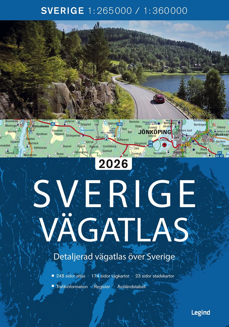 Sverige vägatlas 2026