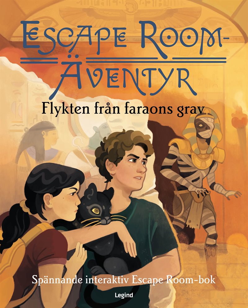 Flykten från Faraons grav : spännande interaktiv Escape Room-bok