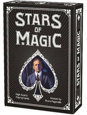 STARS OF MAGIC PLAYING CARDS - BLACK PC53