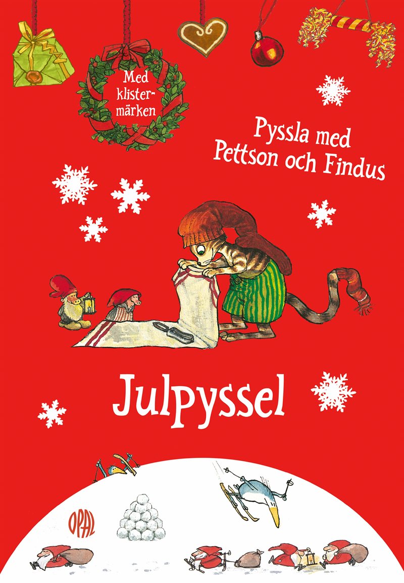 Pyssla med Pettson och Findus : julpyssel med klistermärken