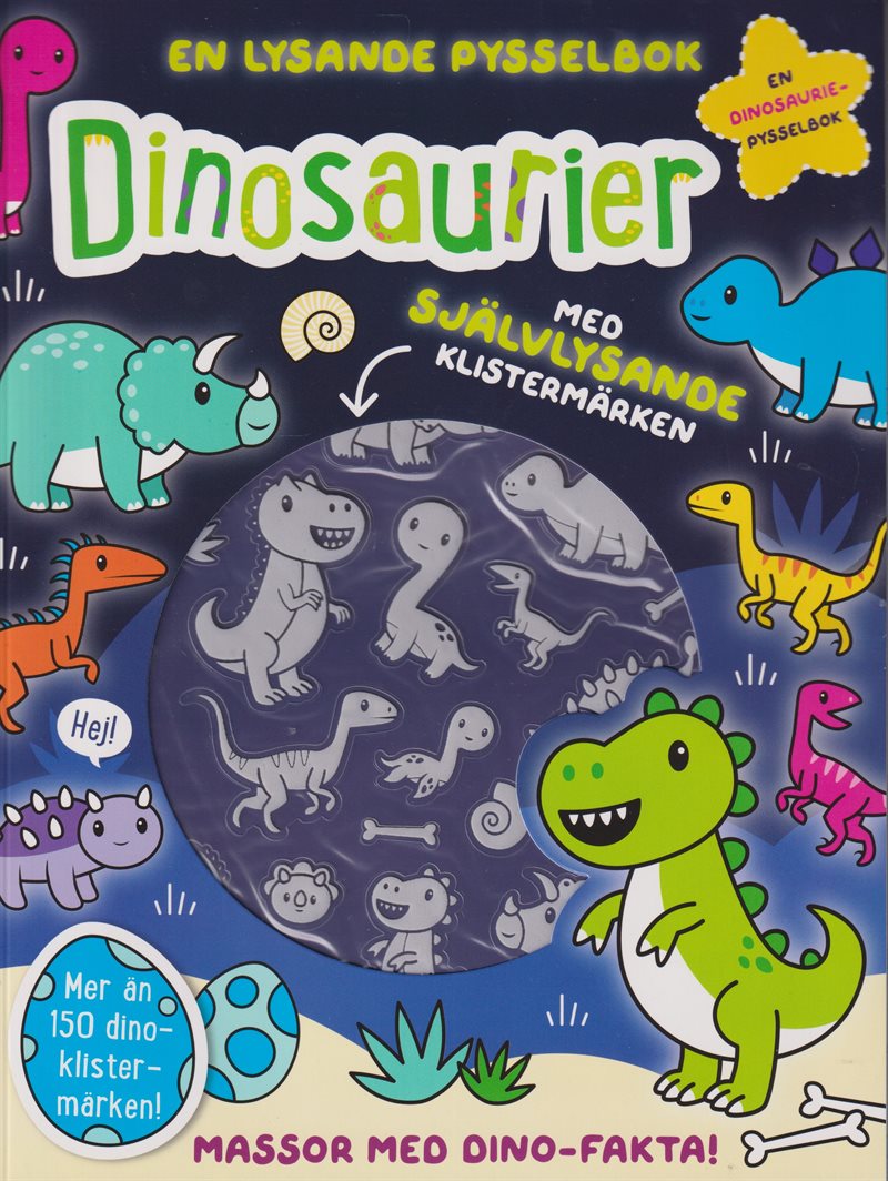 En lysande pysselbok. Dinosaurier