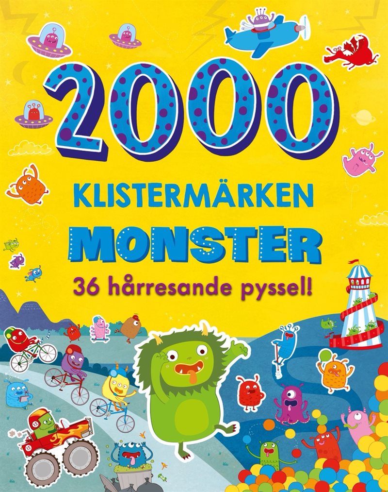 2000 klistermärken. Monster