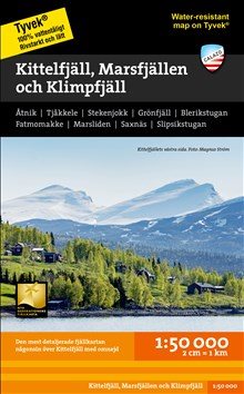 Kittelfjäll, Marsfjällen och Klimpfjäll 1:50 000