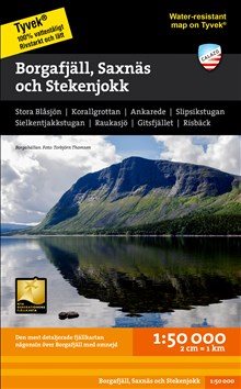 Borgafjäll, Saxnäs & Stekenjokk 1:50 000