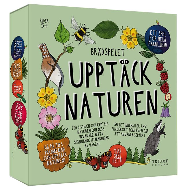 Upptäck naturen (familjespel + bok)