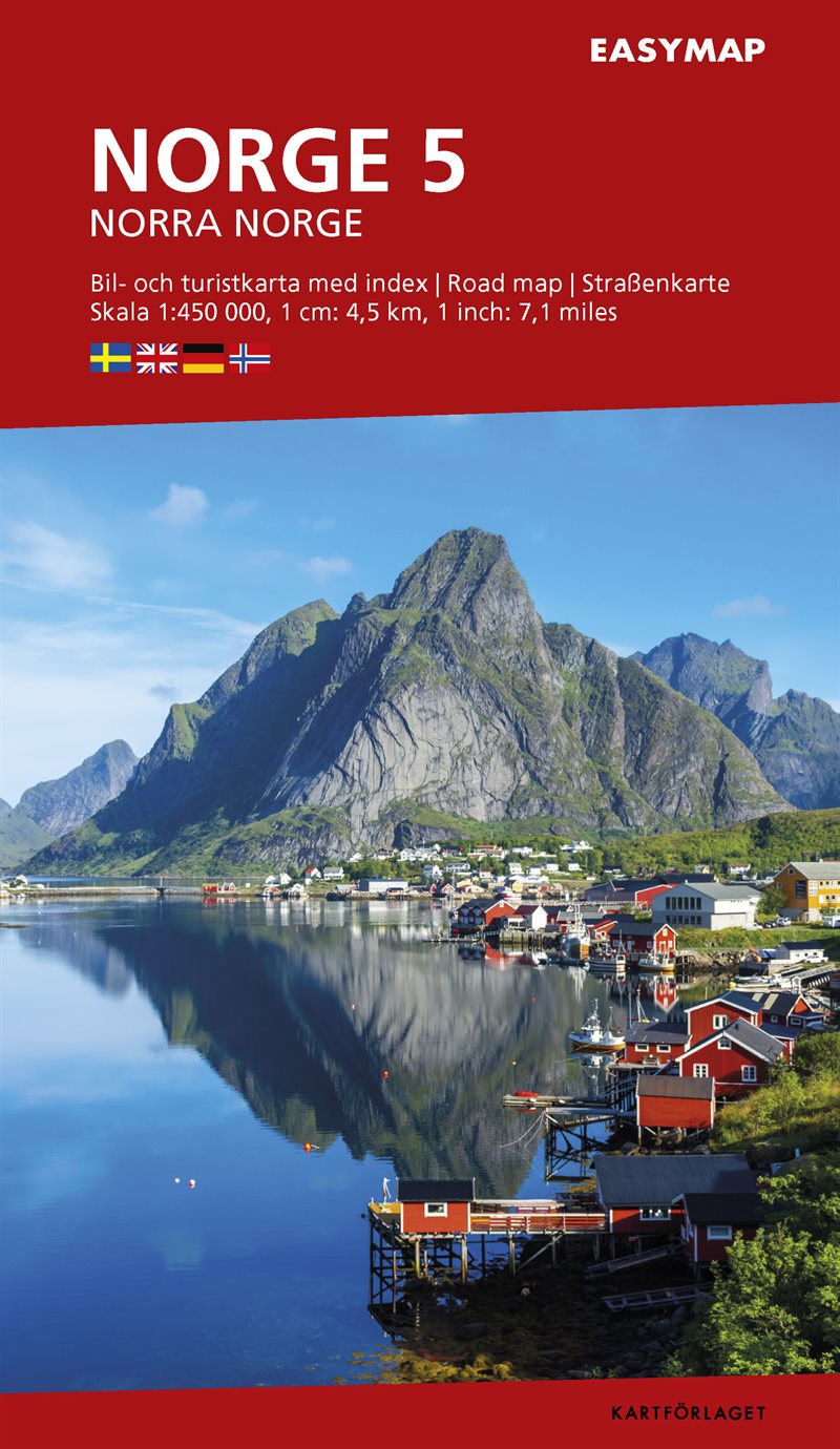 Norra Norge 5 EasyMap, 1:450 000